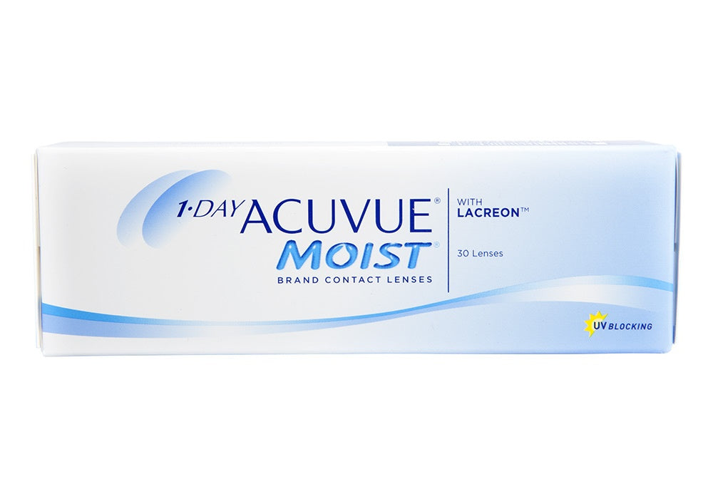 1 Day Acuvue Moist contact lenses