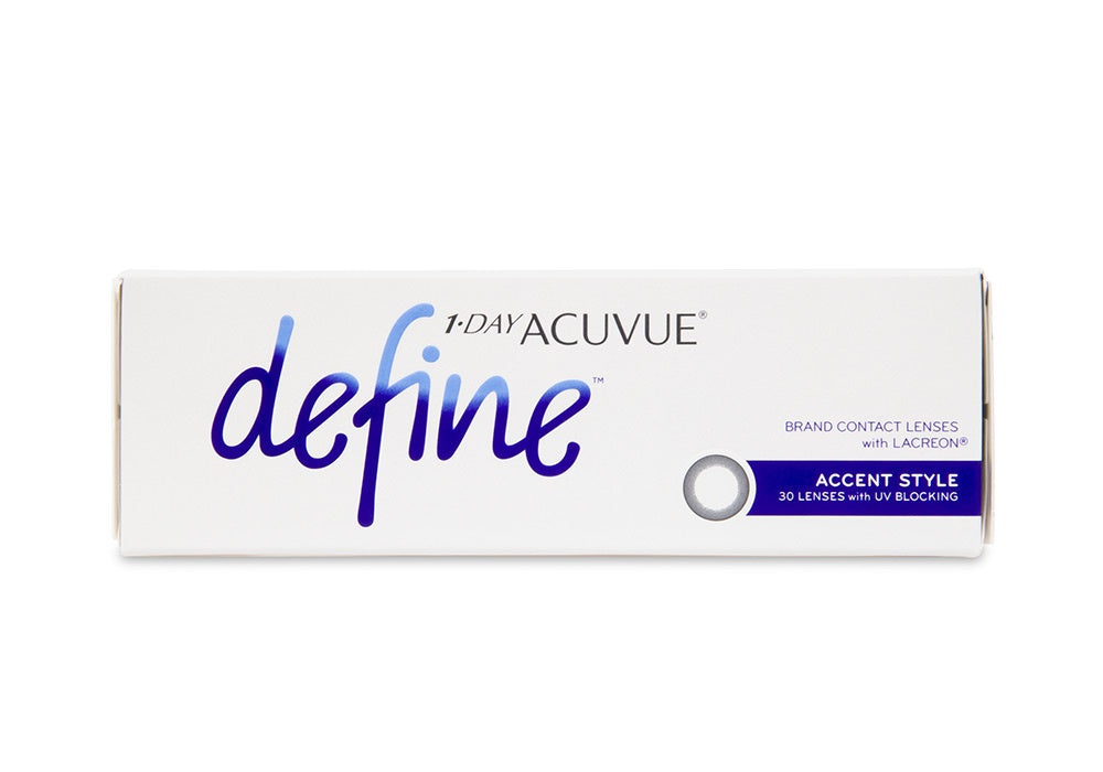 1 Day Acuvue Define with Laceron, Accent Style (30 Pack)